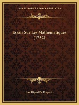 portada Essais Sur Les Mathematiques (1752) (in French)
