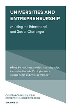 portada Universities and Entrepreneurship: Meeting the Educational and Social Challenges: 11 (Contemporary Issues in Entrepreneurship Research) (en Inglés)