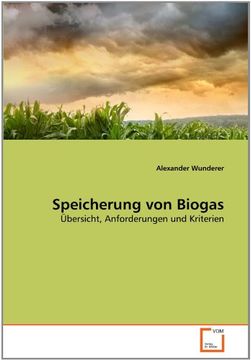 portada Speicherung von Biogas