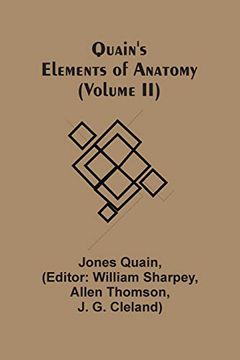 portada Quain'S Elements of Anatomy (Volume ii) (en Inglés)