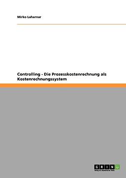 portada Controlling - Die Prozesskostenrechnung als Kostenrechnungssystem (German Edition)