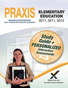 portada Praxis Elementary Education 0011, 5011, 5015 Book and Online