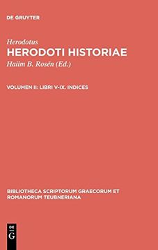 portada Herodotus: Historiae, Vol. Ii: Libri V-Ix. Indices. (Bibliotheca Scriptorum Graecorum et Romanorum Teubneriana) (en Inglés)