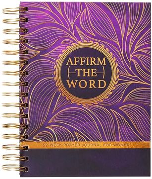 portada Affirm the Word: 52-Week Prayer Journal for Women