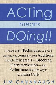 portada acting means doing !!