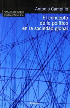 portada El Concepto De Lo Político En La Sociedad Global (Pensamiento Herder)