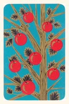 portada Vintage Journal Stylized Apples on Tree