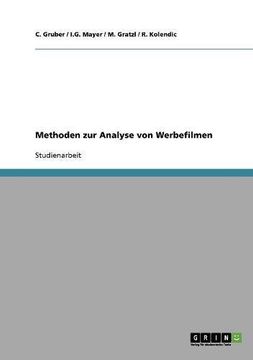 portada Methoden zur Analyse von Werbefilmen