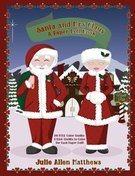 portada Santa and Mrs Claus: A Paper Doll Book