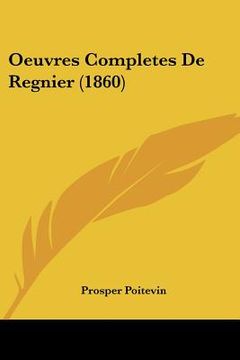 portada Oeuvres Completes De Regnier (1860) (in French)