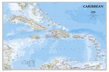 portada Caribbean Classic [Laminated] (National Geographic Reference Map) (en Inglés)