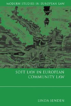portada soft law in european community law (en Inglés)