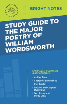 portada Study Guide to the Major Poetry of William Wordsworth (en Inglés)