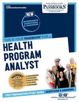 portada Health Program Analyst (C-3723): Passbooks Study Guide Volume 3723 (en Inglés)
