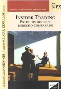 portada Insider Trading: Estudios Desde el Derecho Comparado (in Spanish)