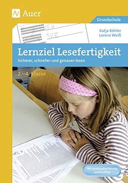 portada Lernziel Lesefertigkeit: Sicherer, Schneller und Genauer Lesen. 2-4. Klasse (en Alemán)