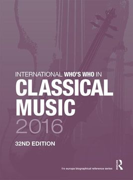 portada International Who's Who in Classical Music 2016 (en Inglés)