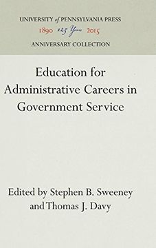 portada Education for Administrative Careers in Government Service (en Inglés)
