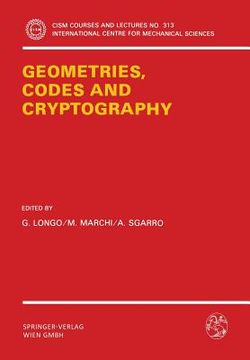 portada geometries, codes and cryptography (en Inglés)