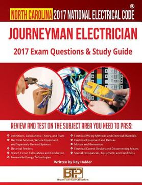 portada North Carolina 2017 Journeyman Electrician Study Guide (en Inglés)