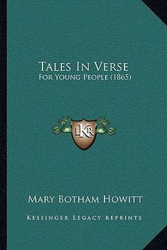 portada tales in verse: for young people (1865) (en Inglés)