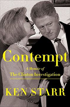 portada Contempt: A Memoir of the Clinton Investigation (in English)