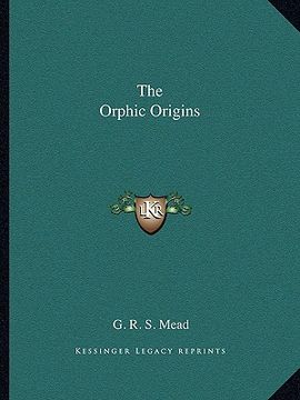portada the orphic origins (in English)