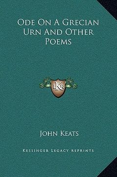 portada ode on a grecian urn and other poems