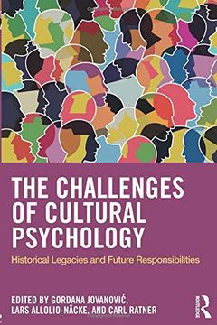 portada The Challenges of Cultural Psychology: Historical Legacies and Future Responsibilities (in English)