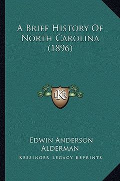portada a brief history of north carolina (1896) (in English)