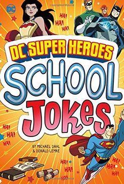 portada DC Super Heroes School Jokes (DC Super Heroes Joke Books)