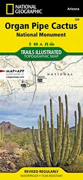portada Organ Pipe Cactus National Monument map (National Geographic Trails Illustrated Map, 224) (en Inglés)