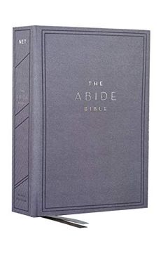 portada The Net, Abide Bible, Cloth Over Board, Blue, Comfort Print: Holy Bible (Thomas Nelson) (en Inglés)