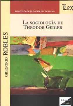 portada La Sociologia de Theodor Geiger