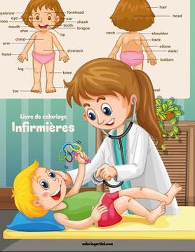 portada Livre de coloriage Infirmières 1 (en Francés)
