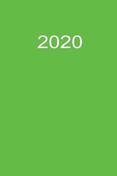 portada 2020: Zeit Planer 2020 A5 Grün (en Alemán)