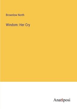 portada Windom: Her Cry (in English)