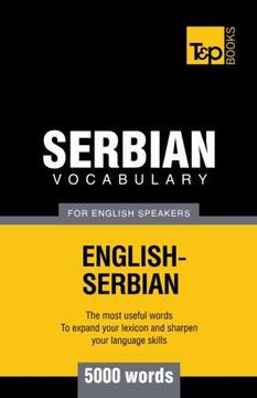 portada Serbian vocabulary for English speakers - 5000 words
