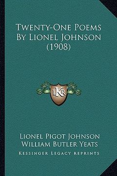 portada twenty-one poems by lionel johnson (1908)