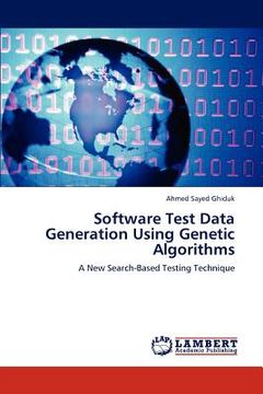 portada software test data generation using genetic algorithms (en Inglés)