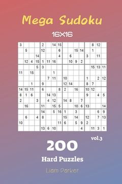 portada Mega Sudoku 16x16 - 200 Hard Puzzles vol.3