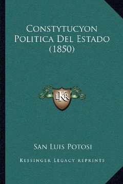 portada Constytucyon Politica del Estado (1850)