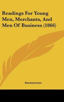 portada readings for young men, merchants, and men of business (1866)