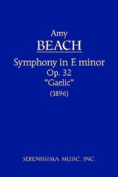 portada symphony in e-minor, op. 32 (gaelic) - study score (in English)