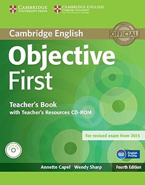 portada Objective First Teacher's Book with Teacher's Resources CD-ROM (en Inglés)