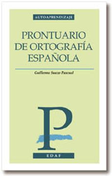 portada Prontuario de Ortografia Española (Autoaprendizaje)
