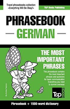 portada English-German Phrasebook and 1500-Word Dictionary (en Inglés)