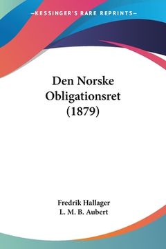 portada Den Norske Obligationsret (1879)