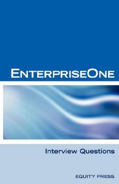 portada oracle jde / enterpriseone interview questions, answers, and explanations: enterpriseone certification review (en Inglés)