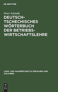 portada Deutsch-Tschechisches Wörterbuch der Betriebswirtschaftslehre (in German)